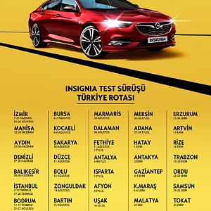 Opel İnsignia Şehrinize Geliyor