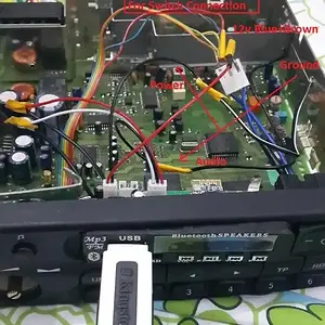 Car300 mp3 Decoder2 Bağlantılar